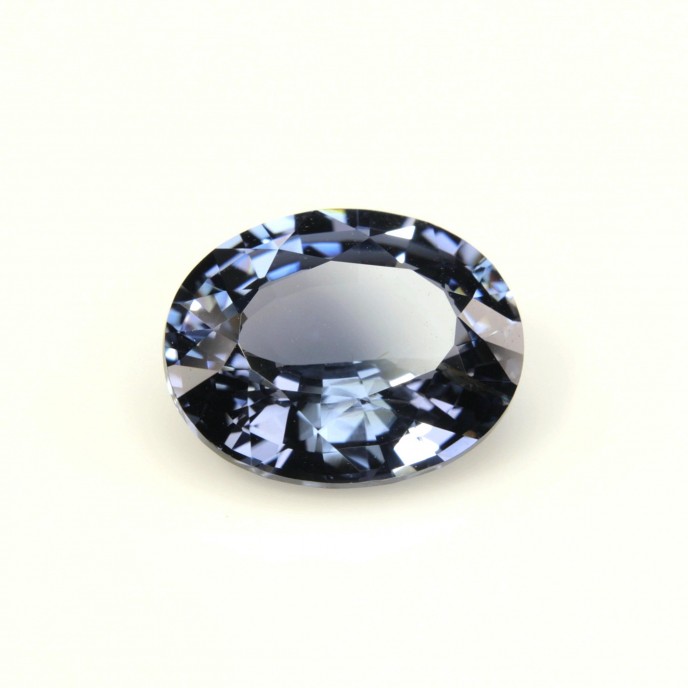Natural Spinel 3.83 Carats Electric Blue Oval 11x9 mm Loose Gemstone - Image 1