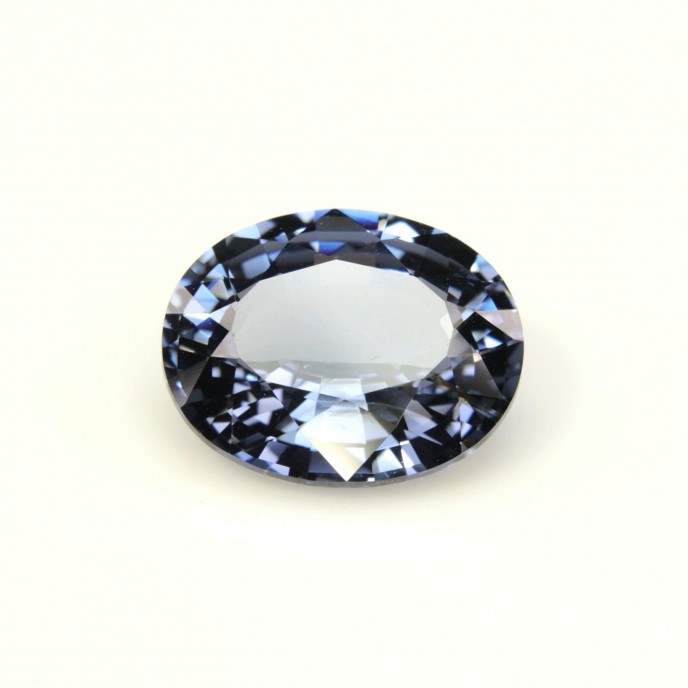 Natural Spinel 3.83 Carats Electric Blue Oval 11x9 mm Loose Gemstone - Image 2
