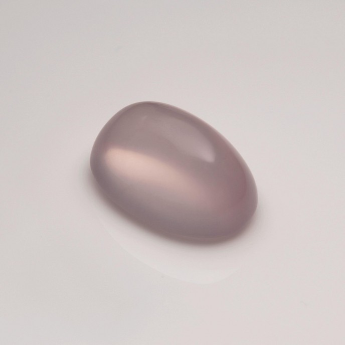 Natural Rose Quartz 40.18 Carats Sweet Rose Oval Cabochon 25x17 mm Loose Gemstone - Image 3