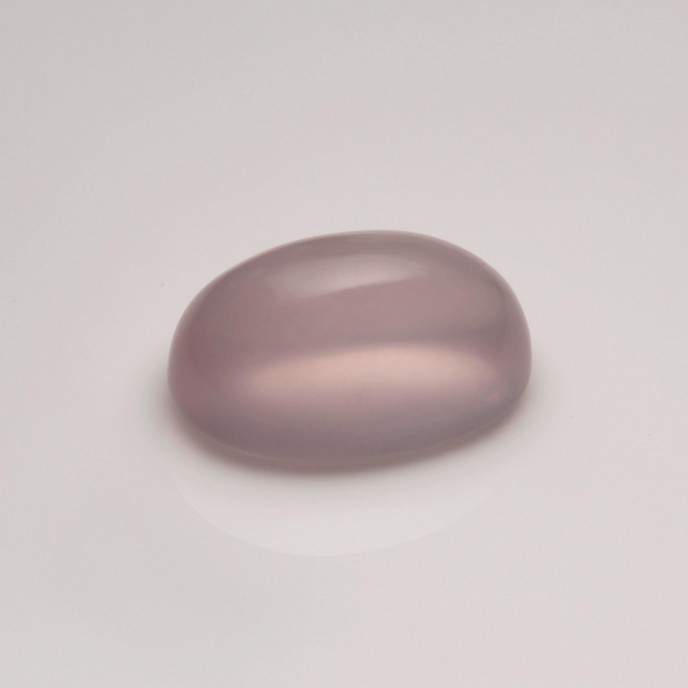 Natural Rose Quartz 40.18 Carats Sweet Rose Oval Cabochon 25x17 mm Loose Gemstone - Image 5