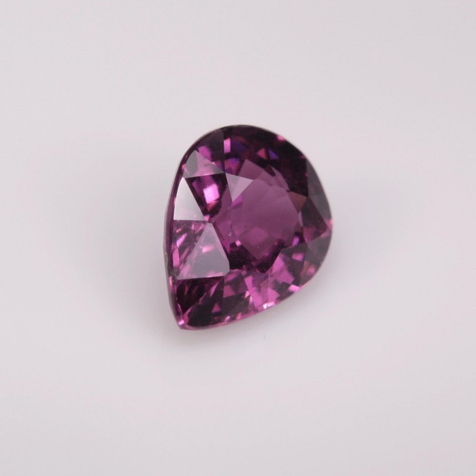 Natural Rhodolite Garnet 1.54 Carats Purple Pear 8x6 mm Loose Gemstone - Image 4
