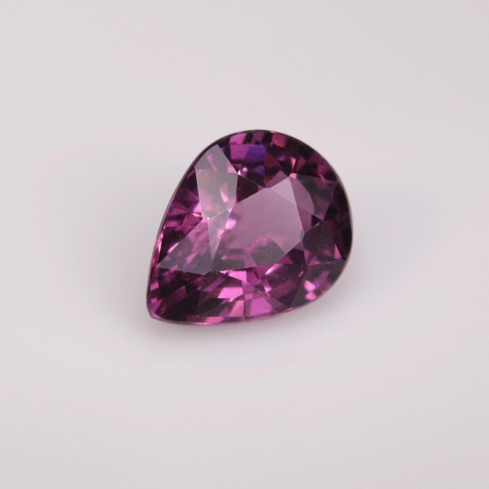 Natural Rhodolite Garnet 1.54 Carats Purple Pear 8x6 mm Loose Gemstone - Image 5