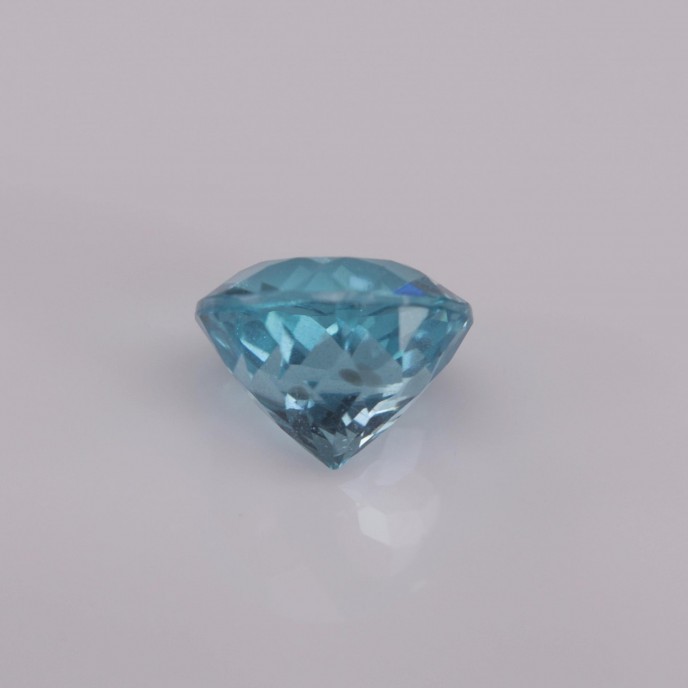Natural Apatite 1.78 Carats Paraiba Blue Round 7x7 mm Loose Gemstone - Image 5