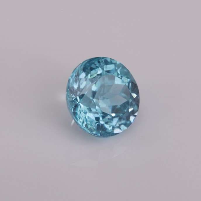 Natural Apatite 1.78 Carats Paraiba Blue Round 7x7 mm Loose Gemstone - Image 6