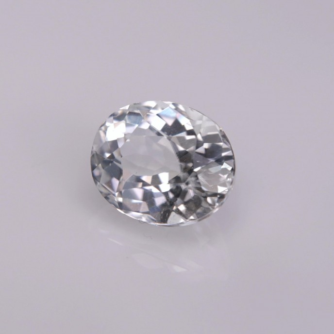 Natural Montebrasite 1.54 Carats White Oval 8x6 mm Loose Gemstone - Image 3