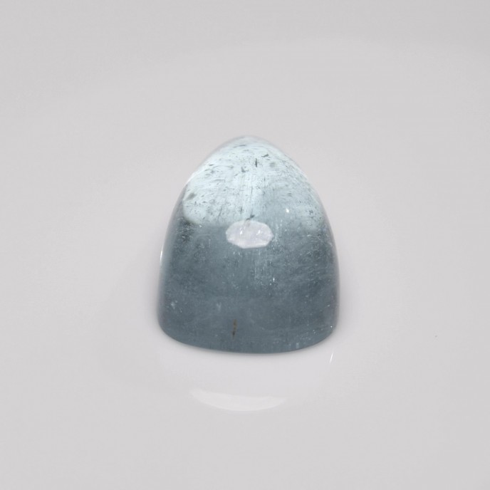 Natural Aquamarine 37.18 Carats Blue Pear Cabochon 26x17 mm Loose Gemstone - Image 4