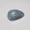 Natural Aquamarine 37.18 Carats Blue Pear Cabochon 26x17 mm Loose Gemstone - Image 6