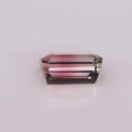 Natural Tourmaline Bi Color 1.38 Carats Pink to Champagne Emerald 8x5 mm Loose Gemstone - Image 4