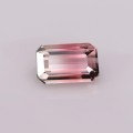Natural Tourmaline Bi Color 1.38 Carats Pink to Champagne Emerald 8x5 mm Loose Gemstone - Image 7