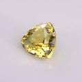 Natural Sapphire 1.34 Carats Golden Yellow with Green Tint Trilliant  6x6 mm Loose Gemstone - Image 3