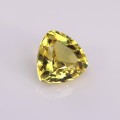 Natural Sapphire 1.34 Carats Golden Yellow with Green Tint Trilliant  6x6 mm Loose Gemstone - Image 6