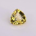 Natural Sapphire 1.34 Carats Golden Yellow with Green Tint Trilliant  6x6 mm Loose Gemstone - Image 7