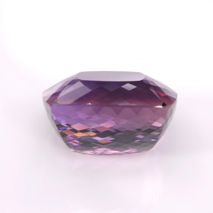 Natural Ametrine 91.08 Carats Purple to Mild Yellow Cushion 29x26 mm Loose Gemstone - Image 4