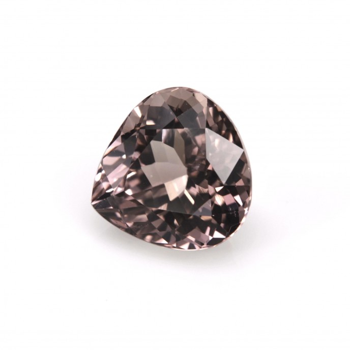 Natural Tourmaline 2.37 Carats Champagne Pink Pear 8x8 mm Loose Gemstone - Image 2