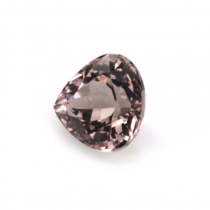 Natural Tourmaline 2.37 Carats Champagne Pink Pear 8x8 mm Loose Gemstone - Image 3