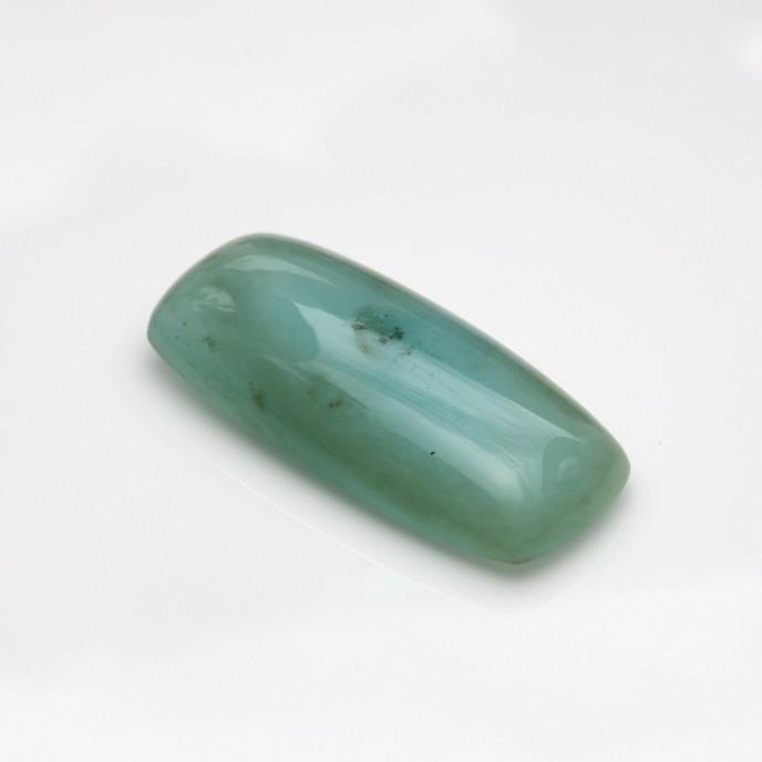 Natural Peru Opal 29.82 Carats Aqua Blue Green Cushion Cabochon 35x16 mm Loose Gemstone - Image 4