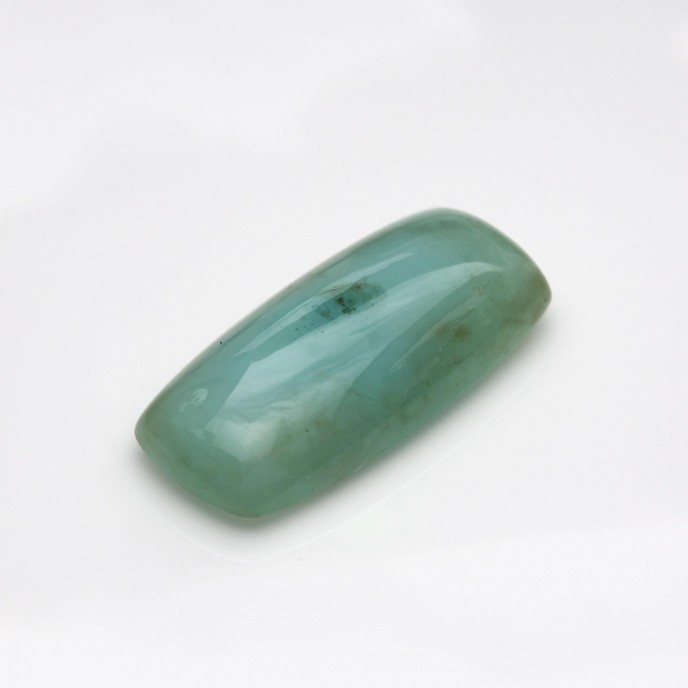 Natural Peru Opal 29.82 Carats Aqua Blue Green Cushion Cabochon 35x16 mm Loose Gemstone - Image 6