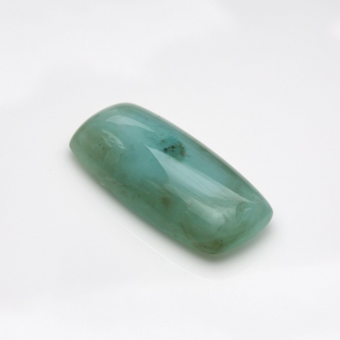 Natural Peru Opal 29.82 Carats Aqua Blue Green Cushion Cabochon 35x16 mm Loose Gemstone - Image 7