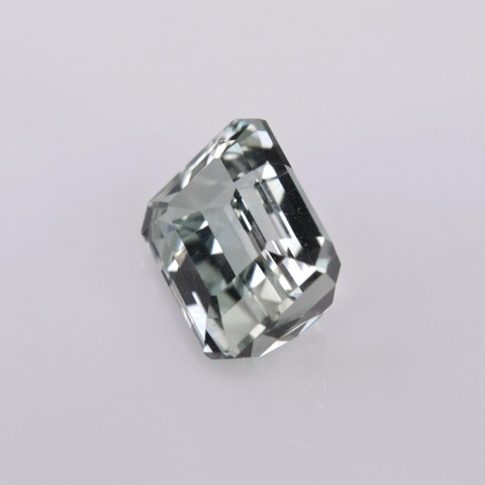 Natural Tourmaline 2.43 Carats Very Light Green Emerald 9x6 mm Loose Gemstone - Image 3
