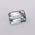 Natural Tourmaline 2.43 Carats Very Light Green Emerald 9x6 mm Loose Gemstone - Image 1