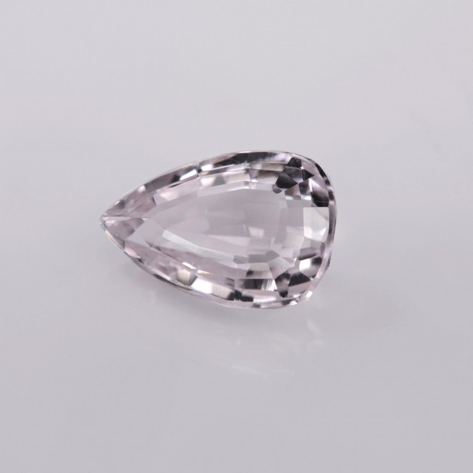 Natural Morganite 4.32 Carats Light Baby Pink Pear 12x8 mm Loose Gemstone - Image 2