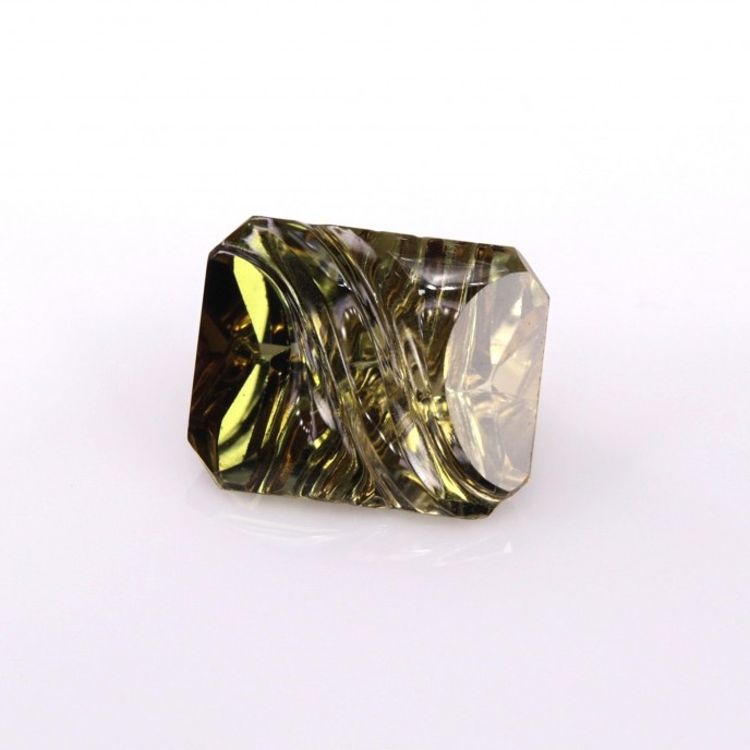 Natural Tourmaline 3.21 Carats Honey Yellow Fancy  10x8 mm Loose Gemstone - Image 2