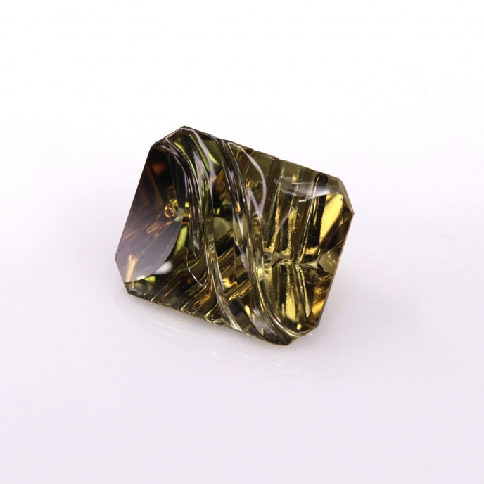 Natural Tourmaline 3.21 Carats Honey Yellow Fancy  10x8 mm Loose Gemstone - Image 3