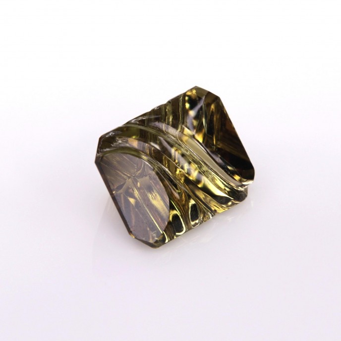 Natural Tourmaline 3.21 Carats Honey Yellow Fancy  10x8 mm Loose Gemstone - Image 6