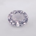 Natural Lavender Quartz 17.64 Carats Lavender Oval 19x16 mm Loose Gemstone - Image 1