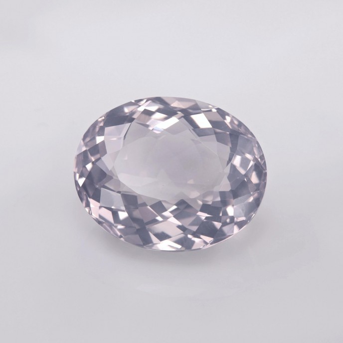 Natural Lavender Quartz 17.64 Carats Lavender Oval 19x16 mm Loose Gemstone - Image 2