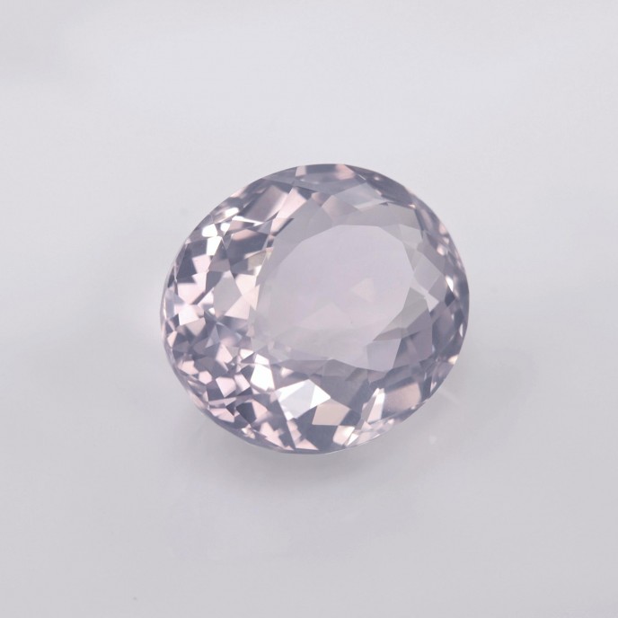 Natural Lavender Quartz 17.64 Carats Lavender Oval 19x16 mm Loose Gemstone - Image 5