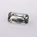 Natural Tourmaline 3.01 Carats Half White Emerald 11x6 mm Loose Gemstone - Image 2