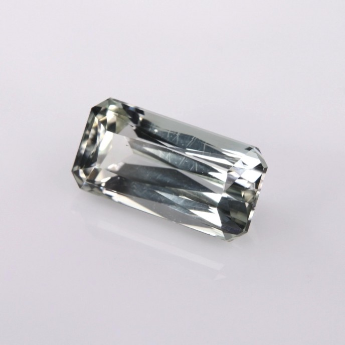Natural Tourmaline 3.01 Carats Half White Emerald 11x6 mm Loose Gemstone - Image 3