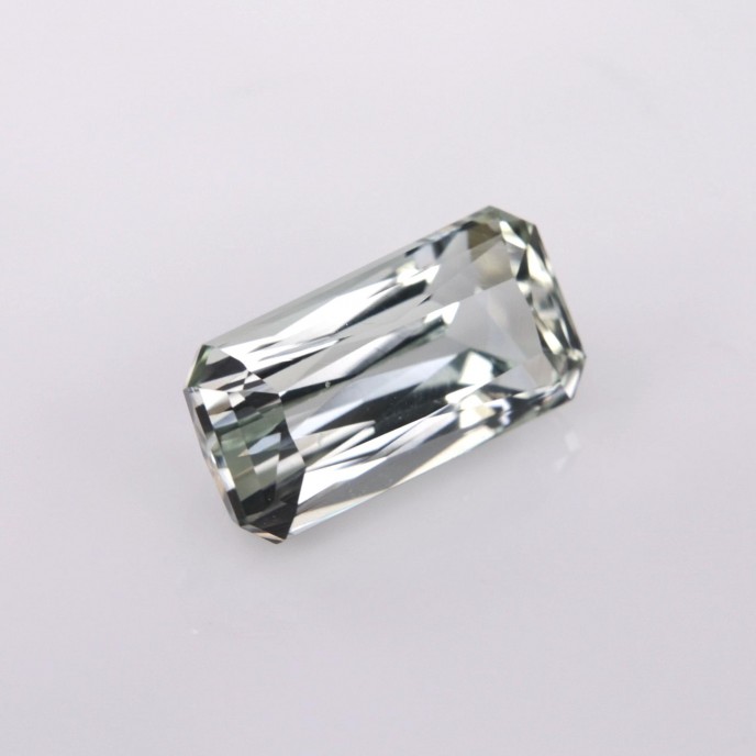 Natural Tourmaline 3.01 Carats Half White Emerald 11x6 mm Loose Gemstone - Image 6