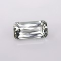 Natural Tourmaline 3.01 Carats Half White Emerald 11x6 mm Loose Gemstone - Image 1