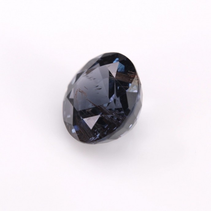Natural Spinel 1.82 Carats Steel Blue Oval 8x7 mm Loose Gemstone - Image 4