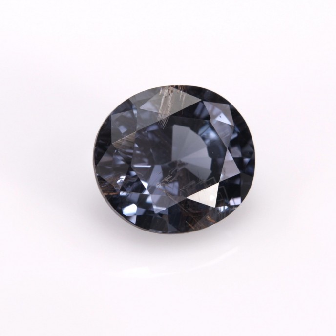 Natural Spinel 1.82 Carats Steel Blue Oval 8x7 mm Loose Gemstone - Image 7