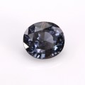 Natural Spinel 1.82 Carats Steel Blue Oval 8x7 mm Loose Gemstone - Image 1