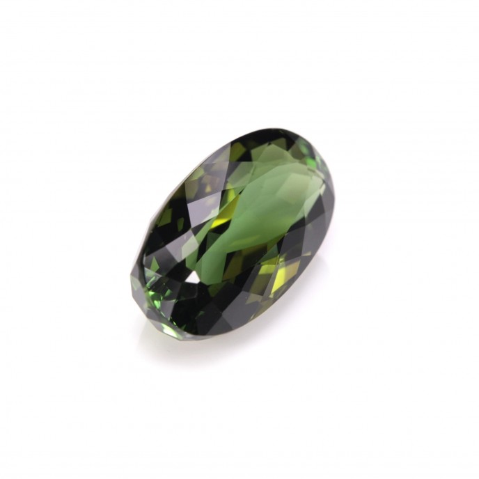 Natural Tourmaline 5.69 Carats Honey Green Oval 15x8 mm Loose Gemstone - Image 5