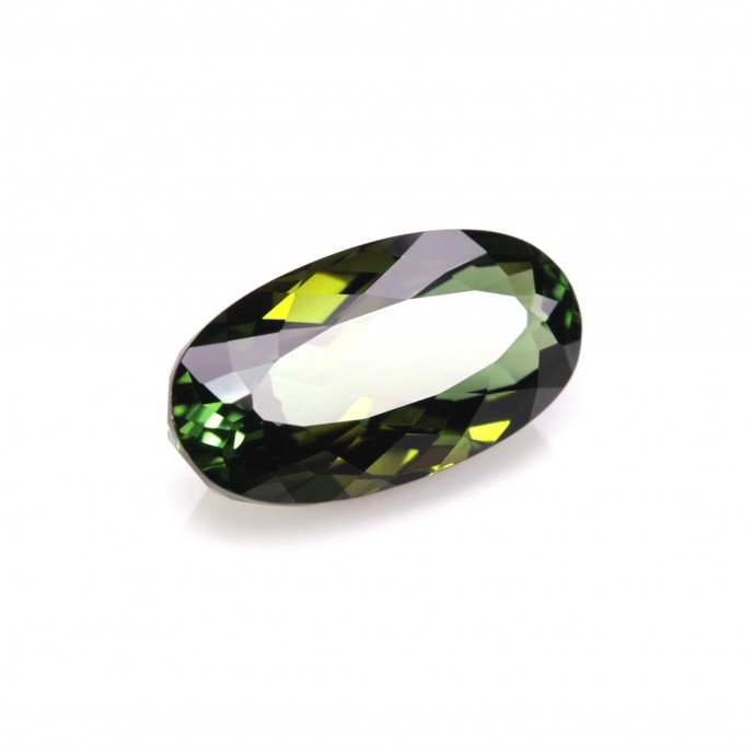Natural Tourmaline 5.69 Carats Honey Green Oval 15x8 mm Loose Gemstone - Image 6