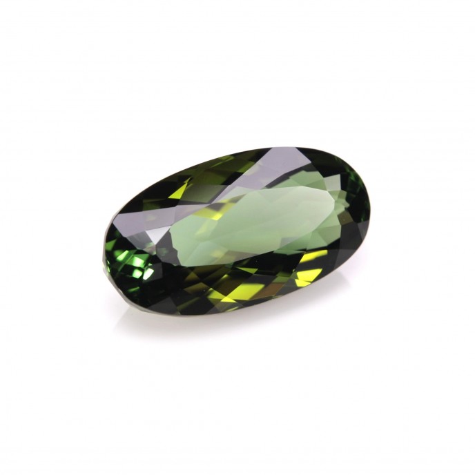 Natural Tourmaline 5.69 Carats Honey Green Oval 15x8 mm Loose Gemstone - Image 7