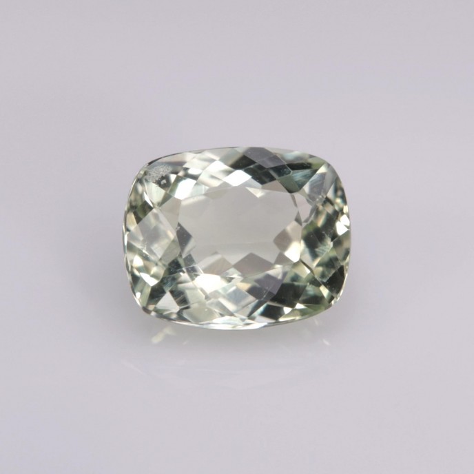 Natural Amblygonite 1.13 Carats Yellowish Green Cushion 7x6 mm Loose Gemstone - Image 4