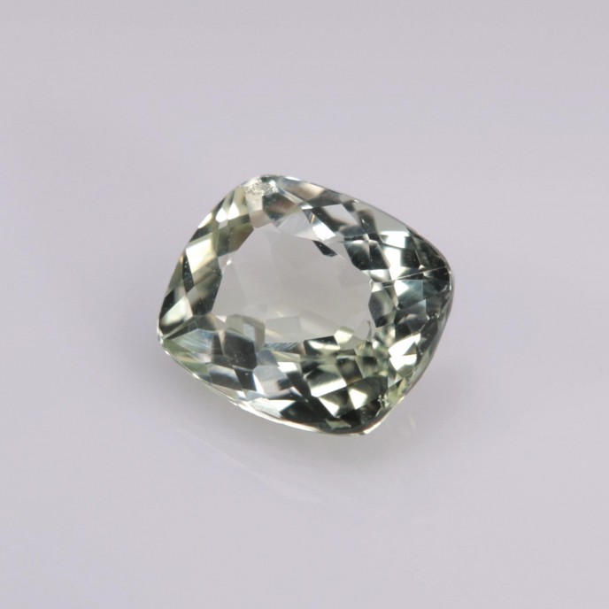 Natural Amblygonite 1.13 Carats Yellowish Green Cushion 7x6 mm Loose Gemstone - Image 5