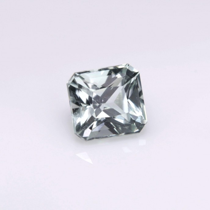 Natural Tourmaline - Acrolite 1.18 Carats White Octagon 6x6 mm Loose Gemstone - Image 5