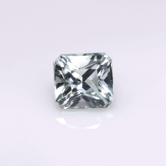 Natural Tourmaline - Acrolite 1.18 Carats White Octagon 6x6 mm Loose Gemstone - Image 6