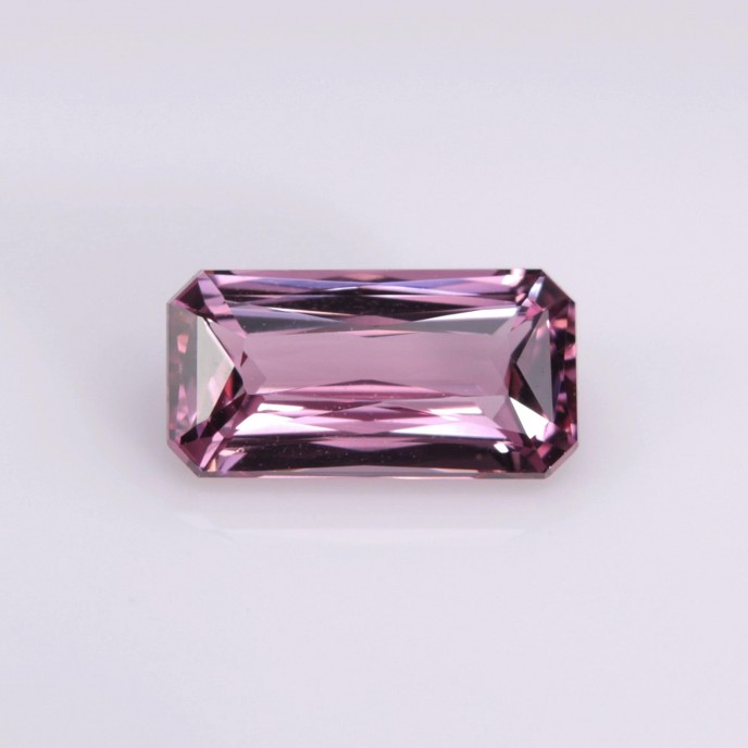 Natural Malaya Garnet 1.19 Carats Purplish Pink Emerald 8x4 mm Loose Gemstone - Image 1