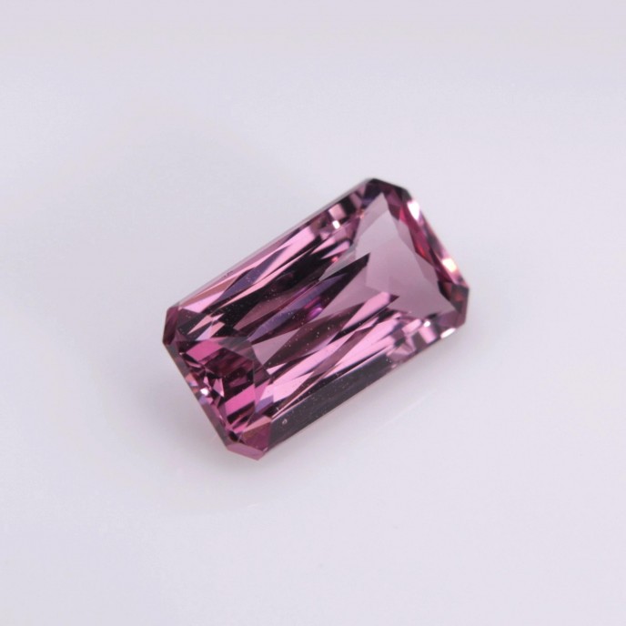 Natural Malaya Garnet 1.19 Carats Purplish Pink Emerald 8x4 mm Loose Gemstone - Image 4