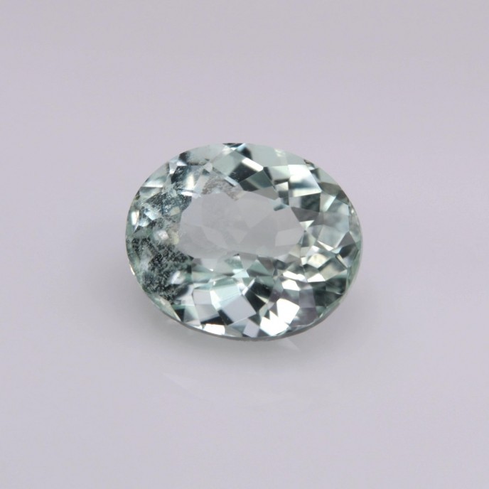 Natural Montebrasite 1.84 Carats Baby Green Oval 8x7 mm Loose Gemstone - Image 2