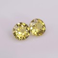 Natural Sapphire Pair 1.42 Carats Golden Yellow Round 5x5 mm Loose Gemstone - Image 1