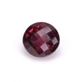 Natural Rhodolite Garnet 4.18 Carats Purplish Red Round Checker 9x9 mm Loose Gemstone - Image 3